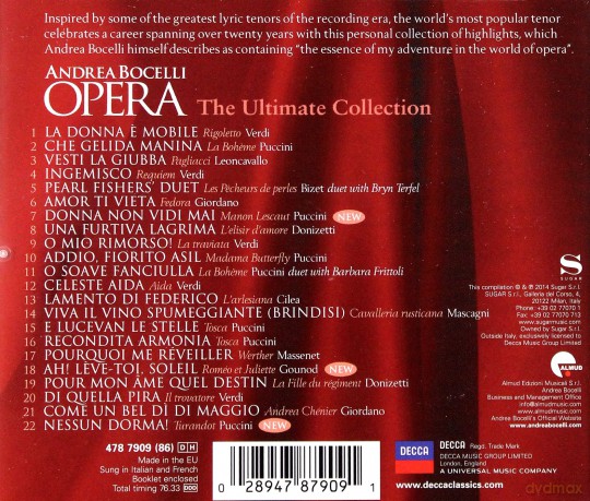 Andrea Bocelli: Opera The Ultimate Collection (PL) [CD]