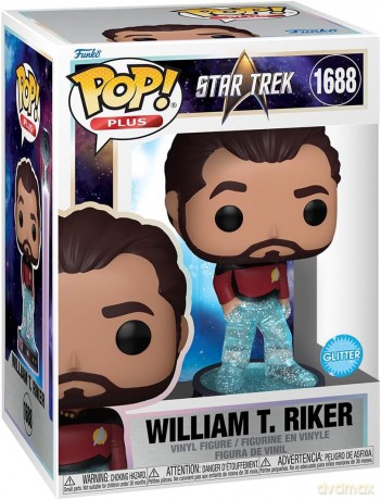 Star Trek: Funko Pop! Plus - Transporter - Riker (Vinyl Figure 1688)
