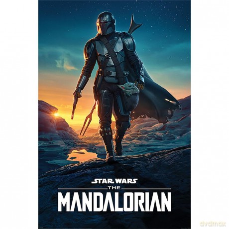 Star Wars - The Mandalorian Nightfall - Poster 61x