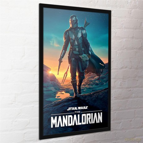 Star Wars - The Mandalorian Nightfall - Poster 61x