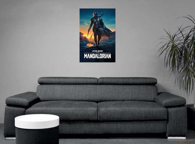 Star Wars - The Mandalorian Nightfall - Poster 61x