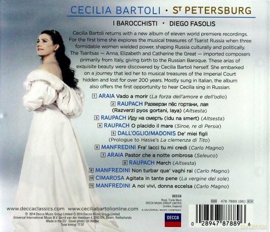 Cecilia Bartoli: St Petersburg (PL) [CD]