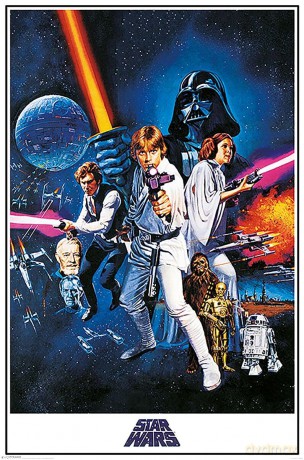 Star Wars "A New Hope One Sheet" Maxi Poster, Multi-Colour