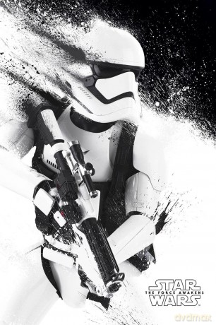 Star Wars "The Force Awakens - Stormtrooper Paint" Maxi Poster, Multi-Colour