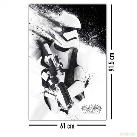 Star Wars "The Force Awakens - Stormtrooper Paint" Maxi Poster, Multi-Colour