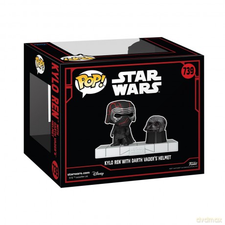 Star Wars: Funko Pop! - Darkside - Kylo Ren With Darth Vader'S Helmet (Vinyl Figure 739)