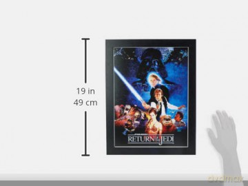 Star Wars: Pyramid - The Return Of The Jedi One Sheet (Stampa In Cornice Plexiglass 30x40 Cm)
