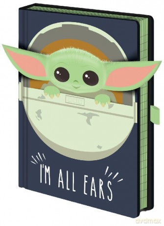 Star Wars: The Mandalorian - I'M All Ears Cribs Novelty Notebook (Quaderno)