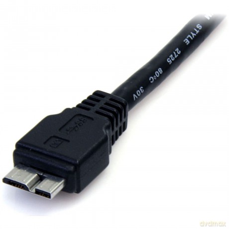 Startech 0.5m Superspeed Usb 3.0 Cable A To Micro B - Black