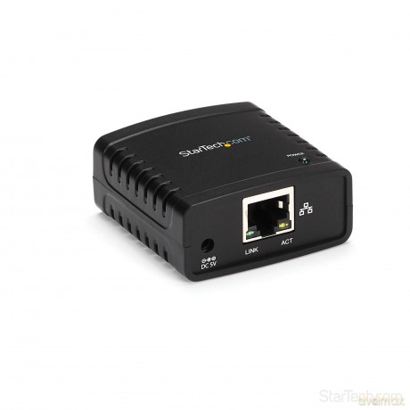 Startech 10/100 Mbps Ethernet To Usb 2.0 Network Lpr Usb Print Server