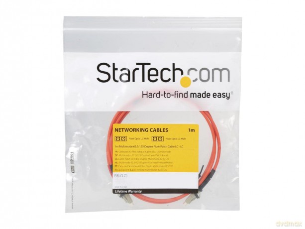 Startech 1m Multimode 62.5/125 Lc-Lc Duplex Fiber Patch Cable
