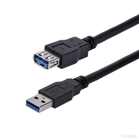 Startech 1m Super Speed Male A To Female A Usb 3.0 Extension Cable Cord - Black