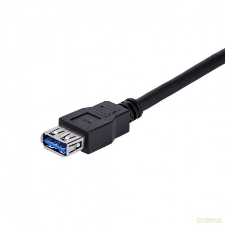 Startech 1m Super Speed Male A To Female A Usb 3.0 Extension Cable Cord - Black