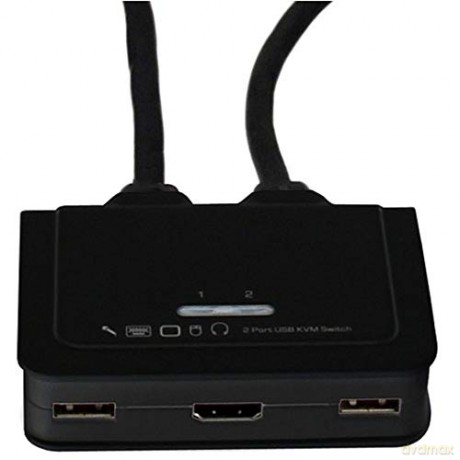 Startech 2 Port Usb Hdmi Cable With Audio And Remote Switch