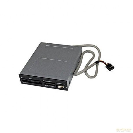 Startech 22-In-1 3.5 Inch Usb 2.0 Front Bay Internal Multi Media Memory Card Reader - Black