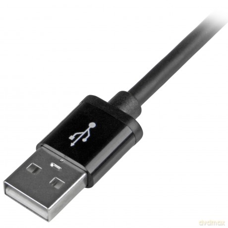 Startech 2m Long 8 Pin Lightning Connector To Usb Charge And Sync Cable For Apple Iphone/Ipod/Ipad - Black