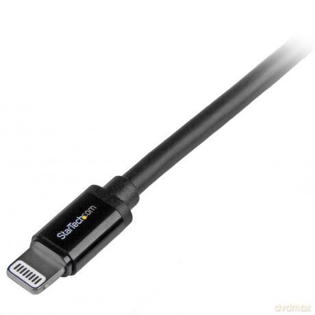 Startech 2m Long 8 Pin Lightning Connector To Usb Charge And Sync Cable For Apple Iphone/Ipod/Ipad - Black