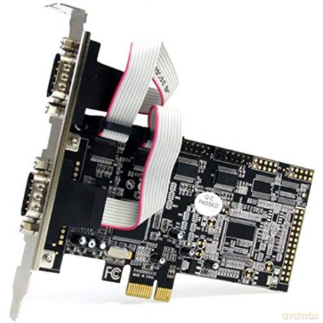 Startech 4 Port Native Pci Express Rs232 Serial Adapter Card With 16550 Uart