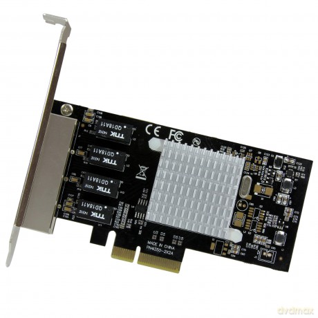 Startech 4-Port Gigabit Ethernet Network Card With Intel Chipset