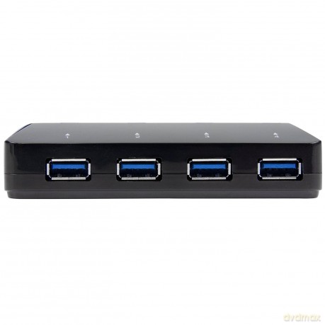 Startech 4-Port Usb 3.0 Hub With Dedicated Charging Port - Black