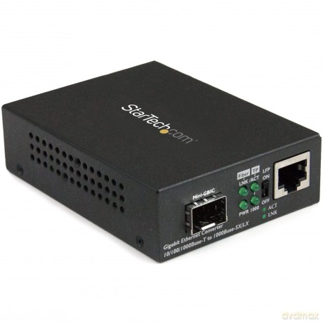 Startech Gigabit Ethernet Fiber Media Converter With Open Sfp Slot
