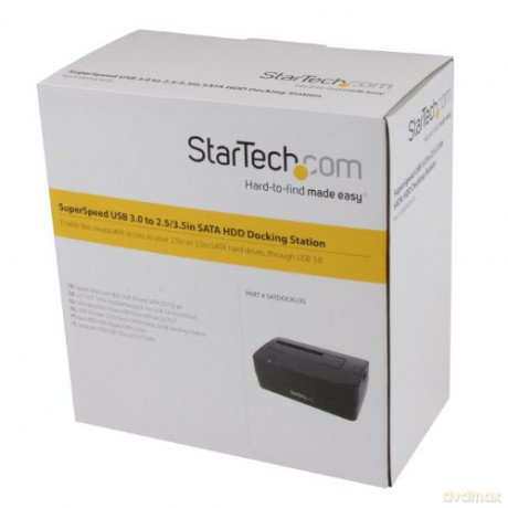 Startech Superspeed Usb 3.0 To Sata Hard Drive Docking Station For 2.5 Inch And 3.5 Inch Hdd