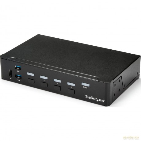 Startech Sv431hdu3a2 1080p 4-Port Hdmi Kvm Switch With Built-In Usb 3.0 Hub For Peripheral Devices