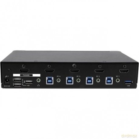 Startech Sv431hdu3a2 1080p 4-Port Hdmi Kvm Switch With Built-In Usb 3.0 Hub For Peripheral Devices