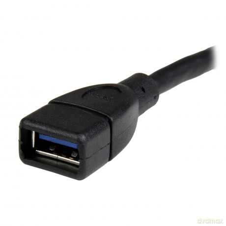 Startech Usb 3.0 Male To Female Extension Adapter Cable - Black