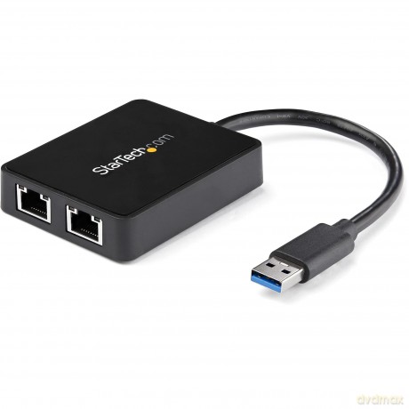 Startech Usb 3.0 To Dual Port Gigabit Ethernet Adapter Nic With Usb Port