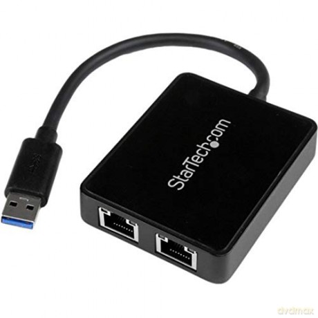 Startech Usb 3.0 To Dual Port Gigabit Ethernet Adapter Nic With Usb Port