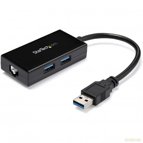 Startech Usb 3.0 To Gigabit Network Adapter With Built-In 2 Port Usb Hub