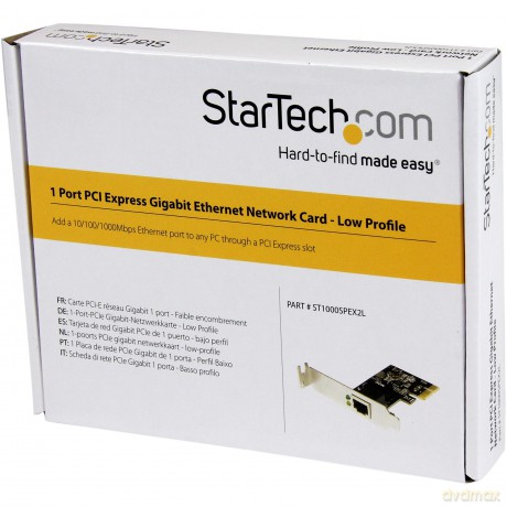 Startech.Com 1 Port Pci Express Pcie Gigabit Nic Server Adapter Network Card
