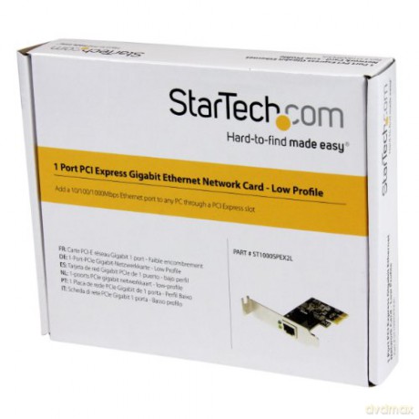 Startech.Com 1 Port Pci Express Pcie Gigabit Nic Server Adapter Network Card