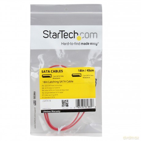 Startech.Com 18in Latching Sata Cable