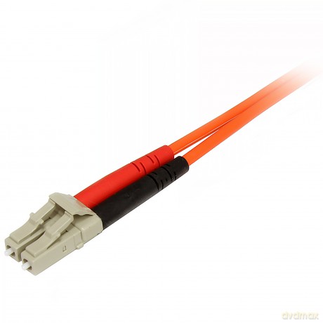 Startech.Com 1m Fiber Optic Cable - Multimode Duplex 50/125 - Lszh - Lc/Sc - Om2 - Lc To Sc Fiber Patch Cable