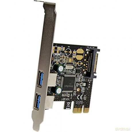 Startech.Com 2 Port Pci Express Pcie Superspeed Usb 3.0 Controller Card With Sata Power Adapter
