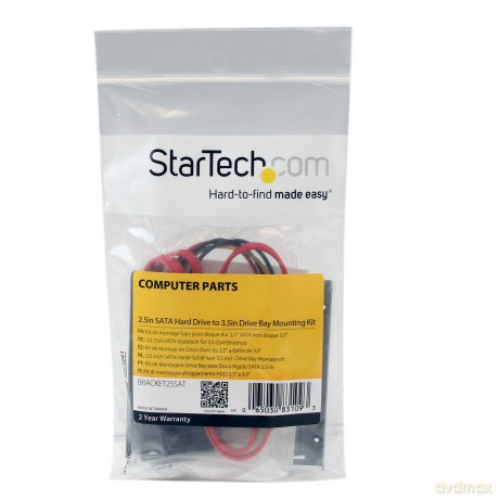 Startech.Com 2.5 Inch Sata Hard Drive To 3.5 Inch Drive Bay Mounting Kit