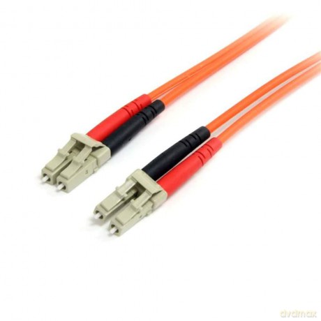 Startech.Com 2m Fiber Optic Cable - Multimode Duplex 62.5/125 - Lszh - Lc/Lc - Om1 - Lc To Lc Fiber Patch Cable
