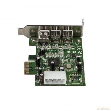 Startech.Com 3 Port 2b 1a Low Profile 1394 Pci Express Firewire Card Adapter