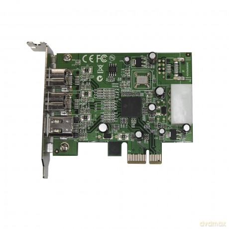Startech.Com 3 Port 2b 1a Low Profile 1394 Pci Express Firewire Card Adapter