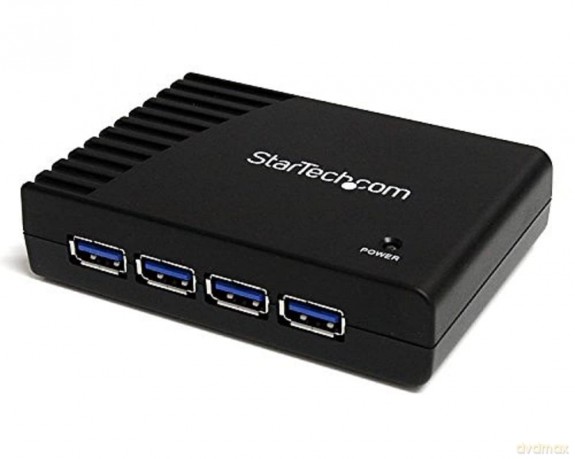 Startech.Com 4 Port Black Superspeed Usb 3.0 Hub - Interface Hubs
