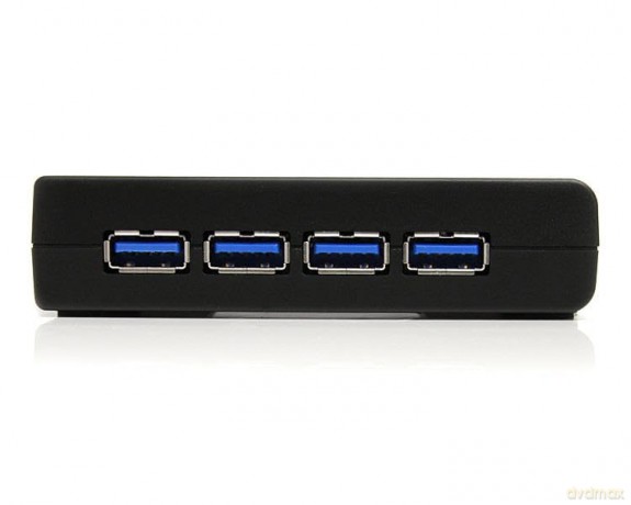 Startech.Com 4 Port Black Superspeed Usb 3.0 Hub - Interface Hubs