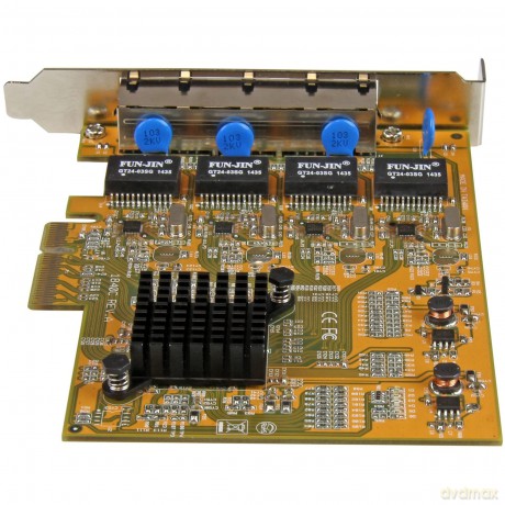 Startech.Com 4-Port Pci Express Gigabit Network Adapter Card - Quad-Port Pcie Gigabit Nic