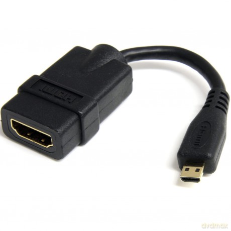 Startech.Com 5 Inch F/M High Speed Hdmi Adapter Cable With Ethernet To Hdmi Micro