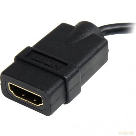 Startech.Com 5 Inch F/M High Speed Hdmi Adapter Cable With Ethernet To Hdmi Micro