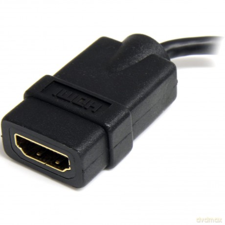 Startech.Com 5 Inch F/M High Speed Hdmi Adapter Cable With Ethernet To Hdmi Micro