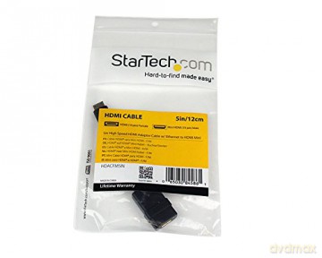 Startech.Com 5 Inch High Speed Hdmi Female To Male Cable With Ethernet Hdmi To Hdmi Mini