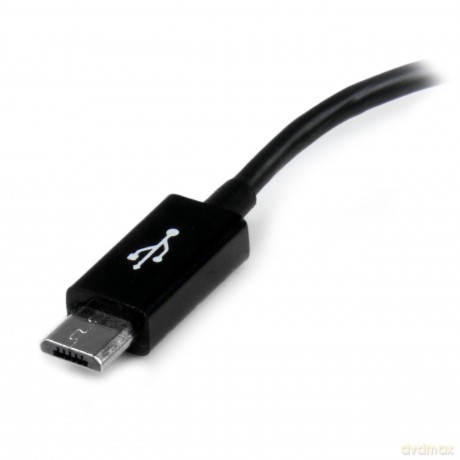 Startech.Com 5in Micro Usb To Usb Otg Host Adapter - Micro Usb Male To Usb A Female On-The-Go Host Cable Adapter