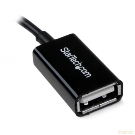 Startech.Com 5in Micro Usb To Usb Otg Host Adapter - Micro Usb Male To Usb A Female On-The-Go Host Cable Adapter